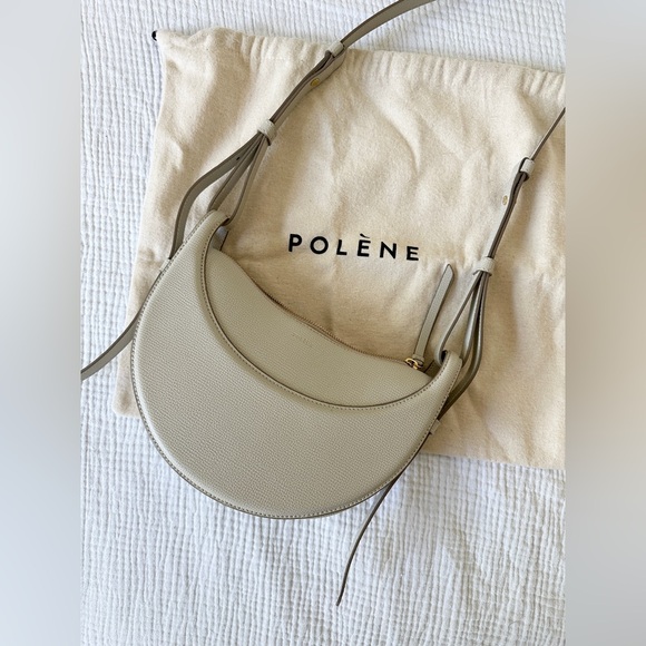 Polene Handbags - Polene Dix Chalk